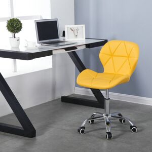 (Yellow) Charles Jacobs Cushioned Swivel Office Chair (Yellow) Charles Jacobs Cushioned Swivel Office Chair