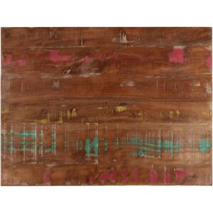 vidaxl Multicolour Solid Acacia Wood Table Top 70x60x3.8 Cm Rustic Design - Table Top vidaxl Multicolour Solid Acacia Wood Table Top 70x60x3.8 Cm Rustic Design - Table Top