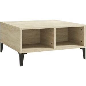 vidaXL Coffee Table Sonoma Oak Engineered Wood Indoor Furniture Couch Table vidaXL Coffee Table Sonoma Oak Engineered Wood Indoor Furniture Couch Table