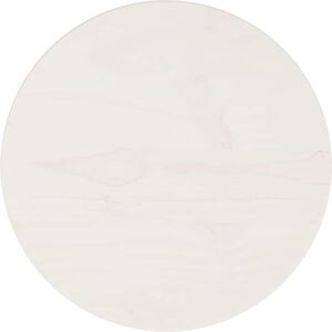 vidaXL Table Top Wooden Desk Top Dining Table Top Round White Solid Wood Pine vidaXL Table Top Wooden Desk Top Dining Table Top Round White Solid Wood Pine