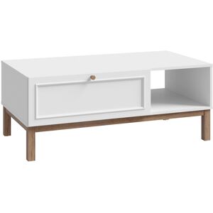 Furniture To Go Wensley 1 Drawer Coffee Table in Light Grey and Oak Furniture To Go Wensley 1 Drawer Coffee Table in Light Grey and Oak