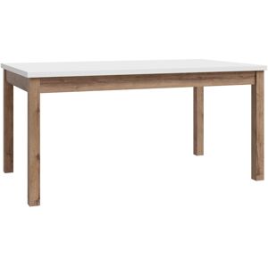 Furniture To Go Wensley Dining Table in Light Grey and Oak 160.4x76.6cm Furniture To Go Wensley Dining Table in Light Grey and Oak 160.4x76.6cm