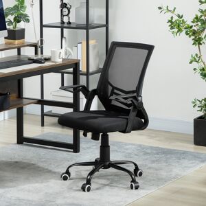 Vinsetto Mesh Swivel Office Chair Task Computer Chair w/ Lumbar Support, Black Vinsetto Mesh Swivel Office Chair Task Computer Chair w/ Lumbar Support, Black