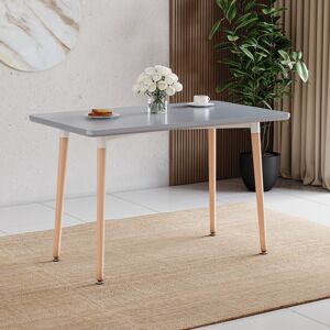 Vida Designs (Grey, 4 Seater) Batley Wood Dining Table - Square or Rectangle Vida Designs (Grey, 4 Seater) Batley Wood Dining Table - Square or Rectangle