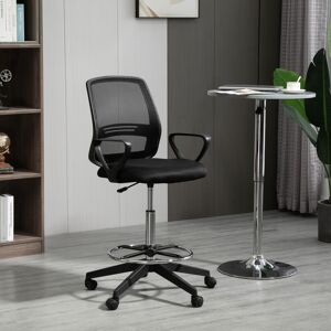 Vinsetto Draughtsman Chair Tall Office Chair with Adjustable Height Vinsetto Draughtsman Chair Tall Office Chair with Adjustable Height