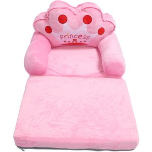 Unbranded Pink Toddler Girl Chair with Tiara Fold-Out Couch Bed Floor Cushion Unbranded Pink Toddler Girl Chair with Tiara Fold-Out Couch Bed Floor Cushion