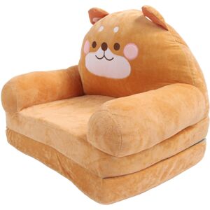 Unbranded Kids Folding Cartoon Couch Chair - Brown Puppy, Portable Sofa Unbranded Kids Folding Cartoon Couch Chair - Brown Puppy, Portable Sofa