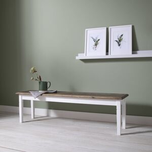 Noa and Nani Hallway Bench Kitchen Dining Entryway in White and Dark Pine Canterbury 157cm Noa and Nani Hallway Bench Kitchen Dining Entryway in White and Dark Pine Canterbury 157cm