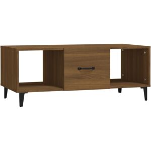 vidaXL Coffee Table Brown Oak Engineered Wood Side Centre Accent End Tea vidaXL Coffee Table Brown Oak Engineered Wood Side Centre Accent End Tea