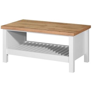Timber Art Design UK Agonmi Rectangular Coffee Table with Storage Shelf White Living Room Furniture Timber Art Design UK Agonmi Rectangular Coffee Table with Storage Shelf White Living Room Furniture