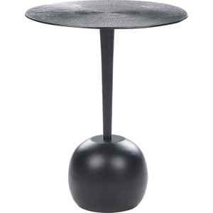 Beliani Side Table EUCLA Metal Black Beliani Side Table EUCLA Metal Black