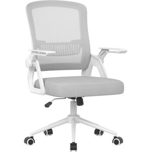 Bigzzia (Grey)Swivel Computer Chair with Armrest Bigzzia (Grey)Swivel Computer Chair with Armrest