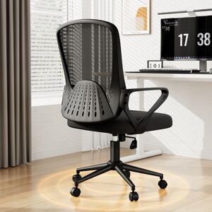 Bigzzia (Black)Ergonomic Mid-Back Mesh Office Chair Bigzzia (Black)Ergonomic Mid-Back Mesh Office Chair