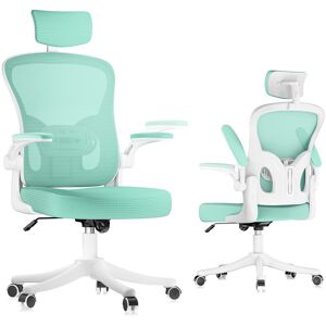 Bigzzia (Green A) Ergonomic Office Chair With Adjustable Headrest Bigzzia (Green A) Ergonomic Office Chair With Adjustable Headrest