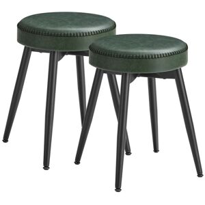 VASAGLE EKHO Collection - Dining Stools Set of 2, Upholstered Kitchen Stools, Synthetic VASAGLE EKHO Collection - Dining Stools Set of 2, Upholstered Kitchen Stools, Synthetic