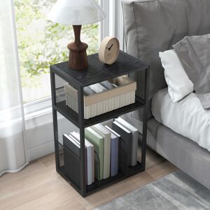 VASAGLE Record Player Stand, 3-Tier Side Table, Vinyl Record Storage up to 100 A VASAGLE Record Player Stand, 3-Tier Side Table, Vinyl Record Storage up to 100 A