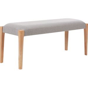 Beliani Bench ELYRIA Fabric Light Brown/ Grey Beliani Bench ELYRIA Fabric Light Brown/ Grey