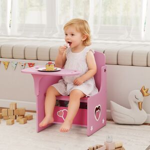 (Pink) AIYAPLAY Kids Table and Chair Set, Toddler Desk Chair with Storage Bins (Pink) AIYAPLAY Kids Table and Chair Set, Toddler Desk Chair with Storage Bins