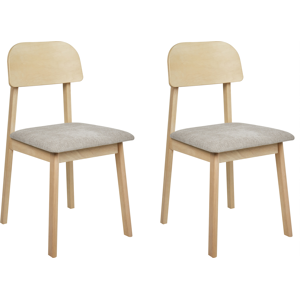 Beliani - Set of 2 Dining Chairs - Retro Style Beliani - Set of 2 Dining Chairs - Retro Style