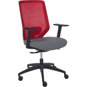 Beliani Office Chair VIRTUOSO Red Beliani Office Chair VIRTUOSO Red