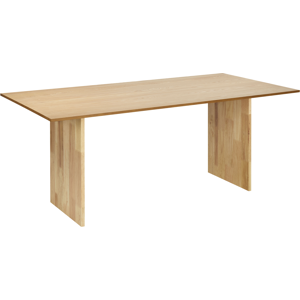 Beliani Dining Table - Light Wood - 180 x 90 cm - Rectangular - Scandinavian Style Beliani Dining Table - Light Wood - 180 x 90 cm - Rectangular - Scandinavian Style