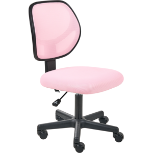 Beliani Office Chair JOYFUL Pastel Pink Beliani Office Chair JOYFUL Pastel Pink