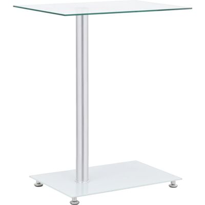 vidaXL U-Shape Transparent Side Table - Side Table vidaXL U-Shape Transparent Side Table - Side Table