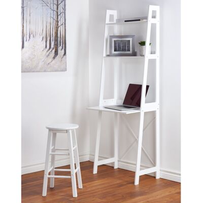 URBN Living - Ladder Desk - White - Wooden - Desk URBN Living - Ladder Desk - White - Wooden - Desk