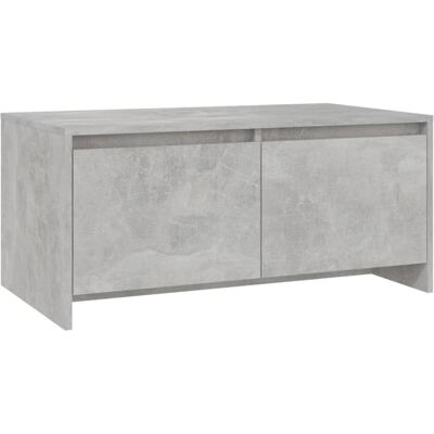 vidaXL - Coffee Table - Concrete Grey - 90x50x41.5 cm vidaXL - Coffee Table - Concrete Grey - 90x50x41.5 cm