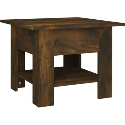 vidaXL - Coffee Table Smoked Oak - Smoked Oak - 55x55x42 cm vidaXL - Coffee Table Smoked Oak - Smoked Oak - 55x55x42 cm