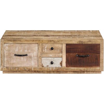 vidaXL - Mango Table - 90x60x30 cm - Solid Mango - Table vidaXL - Mango Table - 90x60x30 cm - Solid Mango - Table