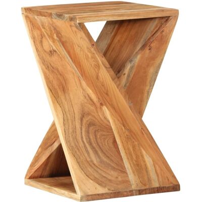 vidaXL Solid Wood Acacia Side Table - End Table vidaXL Solid Wood Acacia Side Table - End Table