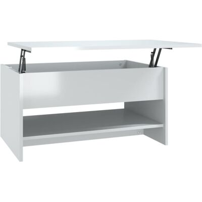 Varnish White Modern Coffee Table - Coffee Table Varnish White Modern Coffee Table - Coffee Table