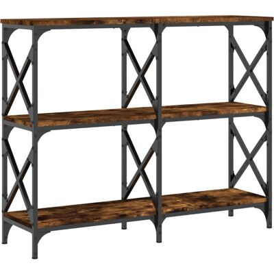 vidaXL Smoked Oak Console Table - End Table - Hallway Stand vidaXL Smoked Oak Console Table - End Table - Hallway Stand