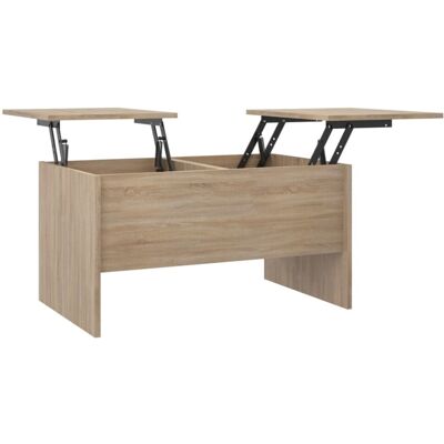 vidaXL Sonoma Oak Coffee Table - Engineered Wood Modern Design vidaXL Sonoma Oak Coffee Table - Engineered Wood Modern Design