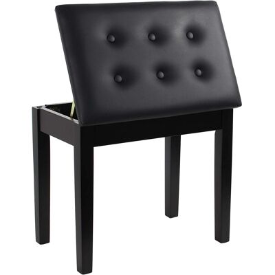 Unbranded Unbranded Piano Stool Dressing Table Stool Padded Keyboard Bench Chair Black Unbranded Unbranded Piano Stool Dressing Table Stool Padded Keyboard Bench Chair Black
