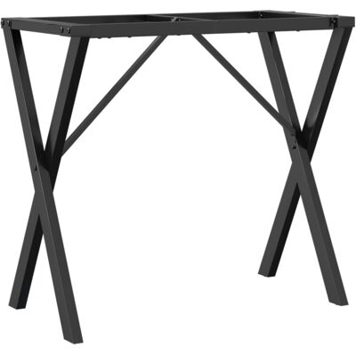 vidaXL Dining Table Legs X-Frame Steel - Dining Table Legs vidaXL Dining Table Legs X-Frame Steel - Dining Table Legs