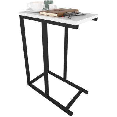 URBN Living - C-Shape - White - Sofa Side Nesting Table URBN Living - C-Shape - White - Sofa Side Nesting Table