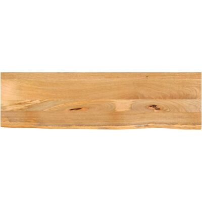 vidaXL Mango Wood Table Top - 110x40x3.8 cm Rustic Live Edge Dining Surface vidaXL Mango Wood Table Top - 110x40x3.8 cm Rustic Live Edge Dining Surface