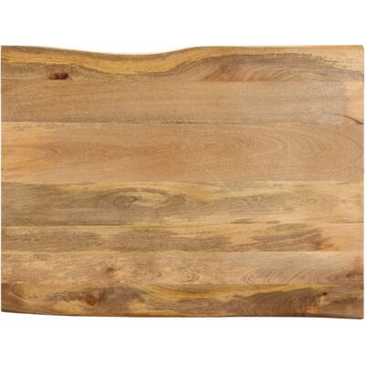 vidaXL Dining Table Top Live Edge Solid Wood Mango - 90x80 cm vidaXL Dining Table Top Live Edge Solid Wood Mango - 90x80 cm