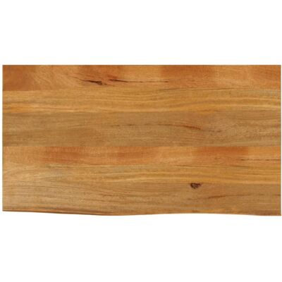 vidaXL Table Top Live Edge 120x60x3.8 cm Solid Wood Mango - Table Top vidaXL Table Top Live Edge 120x60x3.8 cm Solid Wood Mango - Table Top