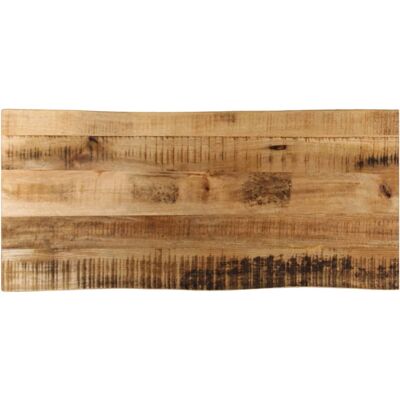 vidaXL Solid Mango Live Edge Dining Table Top - Natural vidaXL Solid Mango Live Edge Dining Table Top - Natural