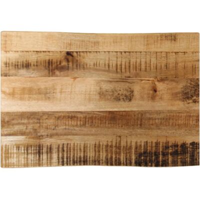 vidaXL Table Top Live Edge Replacement Dining Table Top Solid Wood Rough Mango vidaXL Table Top Live Edge Replacement Dining Table Top Solid Wood Rough Mango