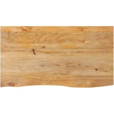 vidaXL - Live Edge Mango - Natural Mango Wood - 100x60x3.8 cm - Table Top vidaXL - Live Edge Mango - Natural Mango Wood - 100x60x3.8 cm - Table Top
