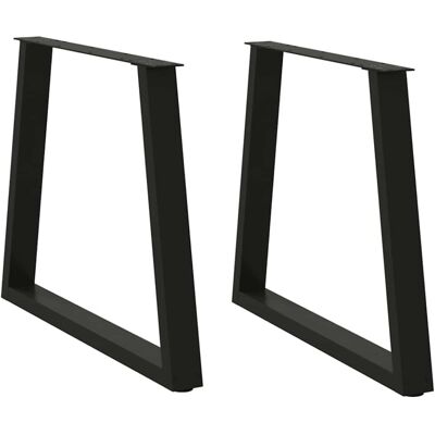 (80 x (72-73.3) cm/ 2 pcs) vidaXL Coffee Table Legs V-Shape Desk Legs Furniture (80 x (72-73.3) cm/ 2 pcs) vidaXL Coffee Table Legs V-Shape Desk Legs Furniture