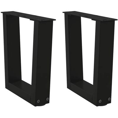 (black, 30 x (30-31.3) cm) vidaXL Dining Table Legs V-Shape Desk Legs Kitchen Fu (black, 30 x (30-31.3) cm) vidaXL Dining Table Legs V-Shape Desk Legs Kitchen Fu