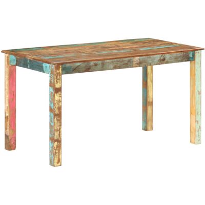 vidaXL - 140x70x76 - Recycled solid wood - 140x70x76 cm - Dining Table vidaXL - 140x70x76 - Recycled solid wood - 140x70x76 cm - Dining Table