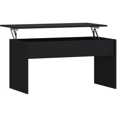 vidaXL - 102x50.5x52.5 cm - Black - plywood - Coffee table vidaXL - 102x50.5x52.5 cm - Black - plywood - Coffee table