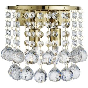 Searchlight Lighting Hanna 2 Light Gold Wall Bracket - Wall Light Searchlight Lighting Hanna 2 Light Gold Wall Bracket - Wall Light