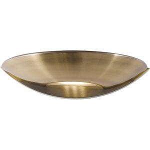 Searchlight LED Uplight Wall Bracket Antique Brass Frosted Glass Searchlight LED Uplight Wall Bracket Antique Brass Frosted Glass